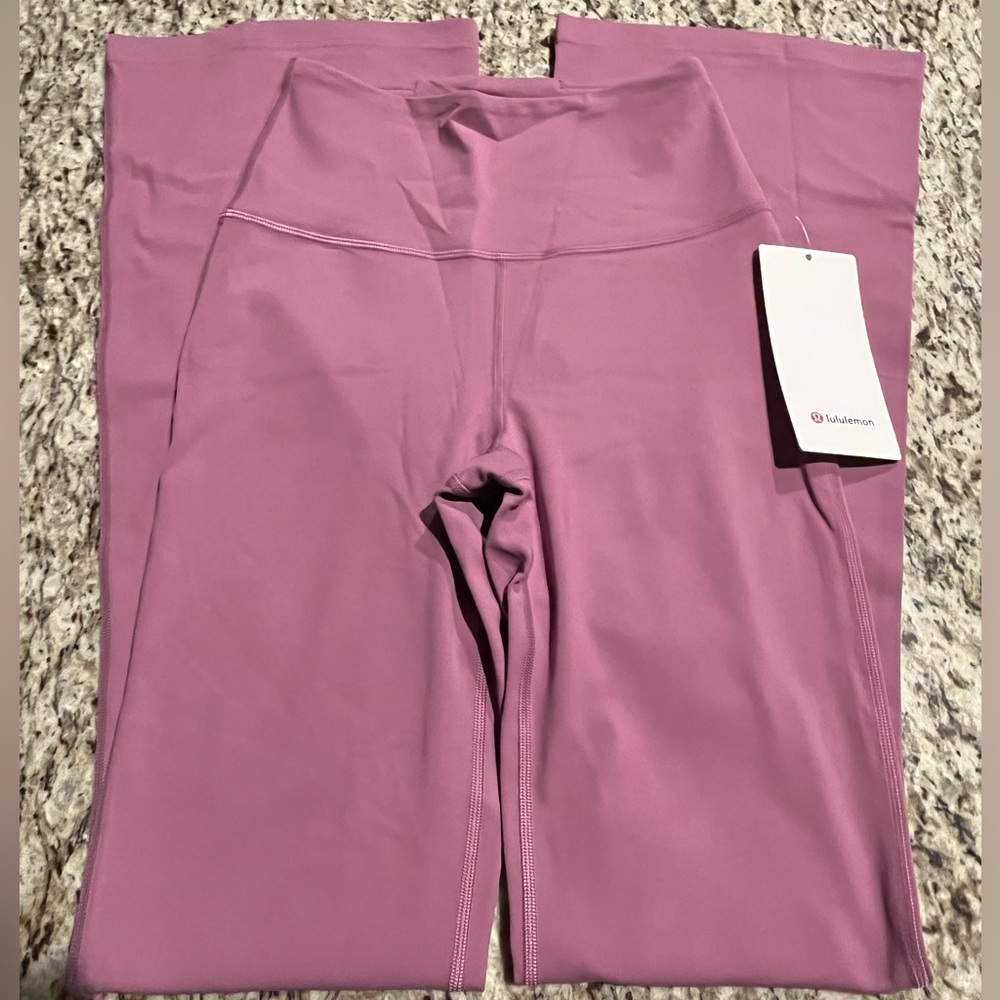 💗GET 20% OFF💗 NWT Lululemon Groove SHR Flared Pant *Nulu - Velvet Dust - Picture 1 of 11
